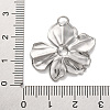 304 Stainless Steel Pendants STAS-M072-11A-P-3