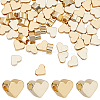 80Pcs 2 Styles Brass Beads KK-AR0004-54B-1