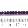 Electroplated Synthetic Non-magnetic Hematite Beads Strands G-C154-A01-01F-4