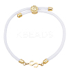 1pc Adjustable Nylon Cord Slider Bracelets for Women BJEW-LP0001-33S-G-1