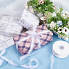 10 Yards Polyester Pleated Lace Trim OCOR-WH0080-93A-6