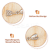 30Pcs 8 Style Rack Plating Brass Micro Pave Clear Cubic Zirconia Ice Pick Pinch Bails & Snap on Bails KK-HY0002-82-3