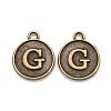 Alloy Pendant Cabochon Settings PALLOY-N156-01G-AB-3