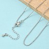 1.5MM Brass Ball Chain Necklaces NJEW-Z097-03P-3
