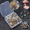 72Pcs 6 Styles Electroplated Glass Beads EGLA-SP0001-42-5