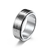 Viking Word 304 Stainless Steel Rotatable Finger Rings for Men FS-WGA52A7-02-1