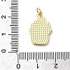 Brass Enamel Pendants KK-P338-39G-01-3