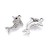 Rack Plating Alloy Rhinestone Pendants PALLOY-T091-23M-P-3