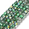 Synthetic Moonstone Beads Strands G-P528-J01-01-1