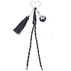 1Pc Cotton Braided Pendant Decorations AJEW-TA0002-56B-1