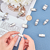 Rectangle 304 Stainless Steel Watch Band Clasps STAS-UN0009-57P-3