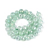 Anti-Tarnish Electroplate Glass Beads Strands GLAA-N064-10mm-12-3