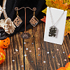 115g 10 Styles Halloween Theme Handmade Polymer Clay Cabochons CLAY-SC0002-02-4