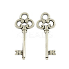 Tibetan Style Alloy Pendants TIBEP-16626-AS-RS-1