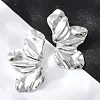 Non-Tarnish 304 Stainless Steel Stud Earrings for Women EJEW-Z057-01P-3