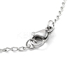 Non-Tarnish 202 Stainless Steel Rosary Bead Necklaces LS-NJEW-D060-01E-GP-2