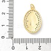 Brass Micro Pave Cubic Zirconia Pendants KK-D426-13B-G-3