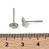 Non-Tarnish 304 Stainless Steel Post Stud Earring Findings LS-X-STAS-R063-50-4