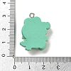 Opaque Resin Pendants RESI-Z028-01B-3