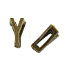 Tibetan Style Alloy Letter Slide Charms TIBEB-Q055-25AB-NR-1