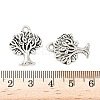 Tibetan Style Alloy Pendants FIND-L022-10AS-3