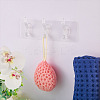 Self-adhesive Acrylic Wall Hook Hangers AJEW-TADJ0001-09B-02-6