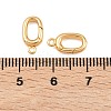 SHEGRACE Brass Spring Gate Rings XGR0096G-129G-2