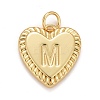 Rack Plating Real 18K Gold Plated Brass Pendants KK-E260-01G-M-1