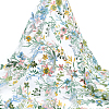 Flower Pattern Polyester Lace Fabic DIY-WH0061-019B-1