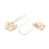 Enamel Butterfly with Skull Hoop Earrings EJEW-WH0017-43KCG-A-2