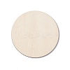 Wooden Carved Cup Mats AJEW-P103-01K-2