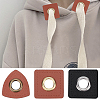 90Pcs 3 Style PU Leather with Iron Grommet Eyelet Findings FIND-GF0003-07-5