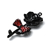 Alloy Enamel Gothic Style Pendants PALLOY-R157-06EB-02A-2