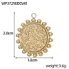 304 Stainless Steel Pendants STAS-OY010-27G-2