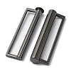 Alloy Belt Strap Buckles PALLOY-F301-01B-3