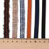 18 Yards 6 Styles Polyester Ribbon SRIB-Q022-E02-2