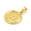 Brass Pendants KK-P263-14G-09-2