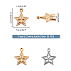 20Pcs 2 Colors 304 Stainless Steel Charms FIND-DC0001-13-2
