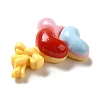 Valentine's Day Theme Opaque Resin Decoden Cabochons RESI-G092-01E-2