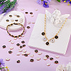 92Pcs 4 Styles Initial Letter A~Z Alphabet Enamel Charms ENAM-TA0003-50-8