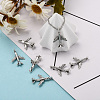 Tibetan Style Alloy Pendants TIBEB-A101638-AS-FF-6