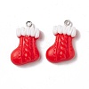 Christmas Theme Opaque Resin Pendants LS-FIND-E025-18-2