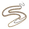 304 Stainless Steel Multi Layered Rope Chain Necklaces NJEW-H043-13MC-1