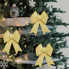 Christmas PVC Glitter Bowknot AJEW-SP0003-72A-02-6