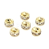 316 Surgical Stainless Steel Rhinestone Spacer Beads X-STAS-L285-001G-01-1-1