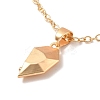 Rack Plating Alloy Heart Pendant Necklaces Sets LS-NJEW-B081-07A-10
