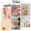 30Pcs 5 Styles Glass & Lampwork Pendants PALLOY-AR00021-6
