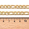 7MM 304 Stainless Steel Figaro Chain Necklaces for Women Men NJEW-B134-04A-G-5
