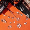 20Pcs 10 Style 201 Stainless Steel Laser Cut Pendants STAS-SC0005-08-4