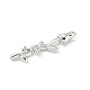 Brass Micro Pave Cubic Zirconia Pendants KK-M326-13C-P-2